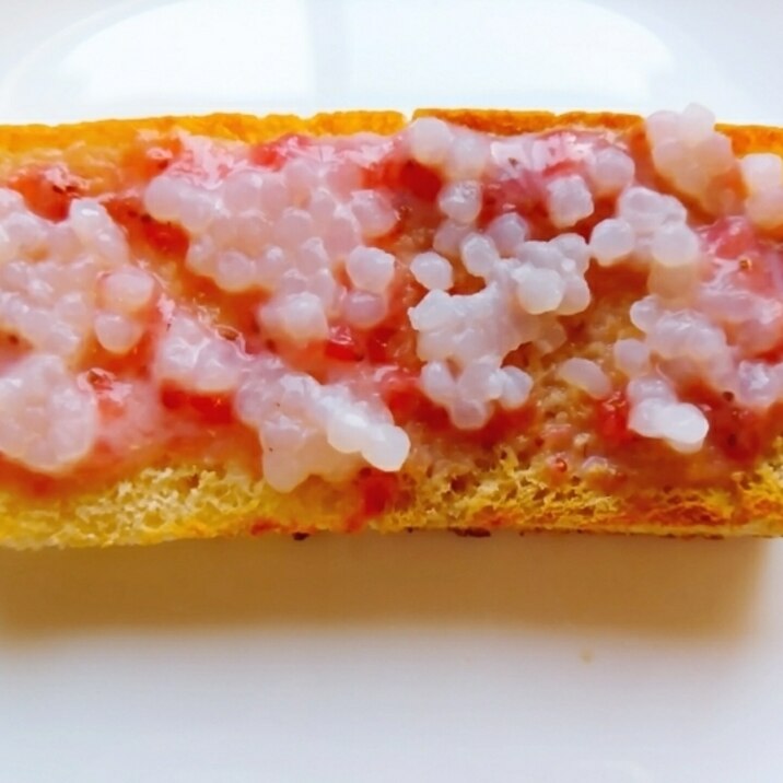 苺ミルクジャムタピオカトースト